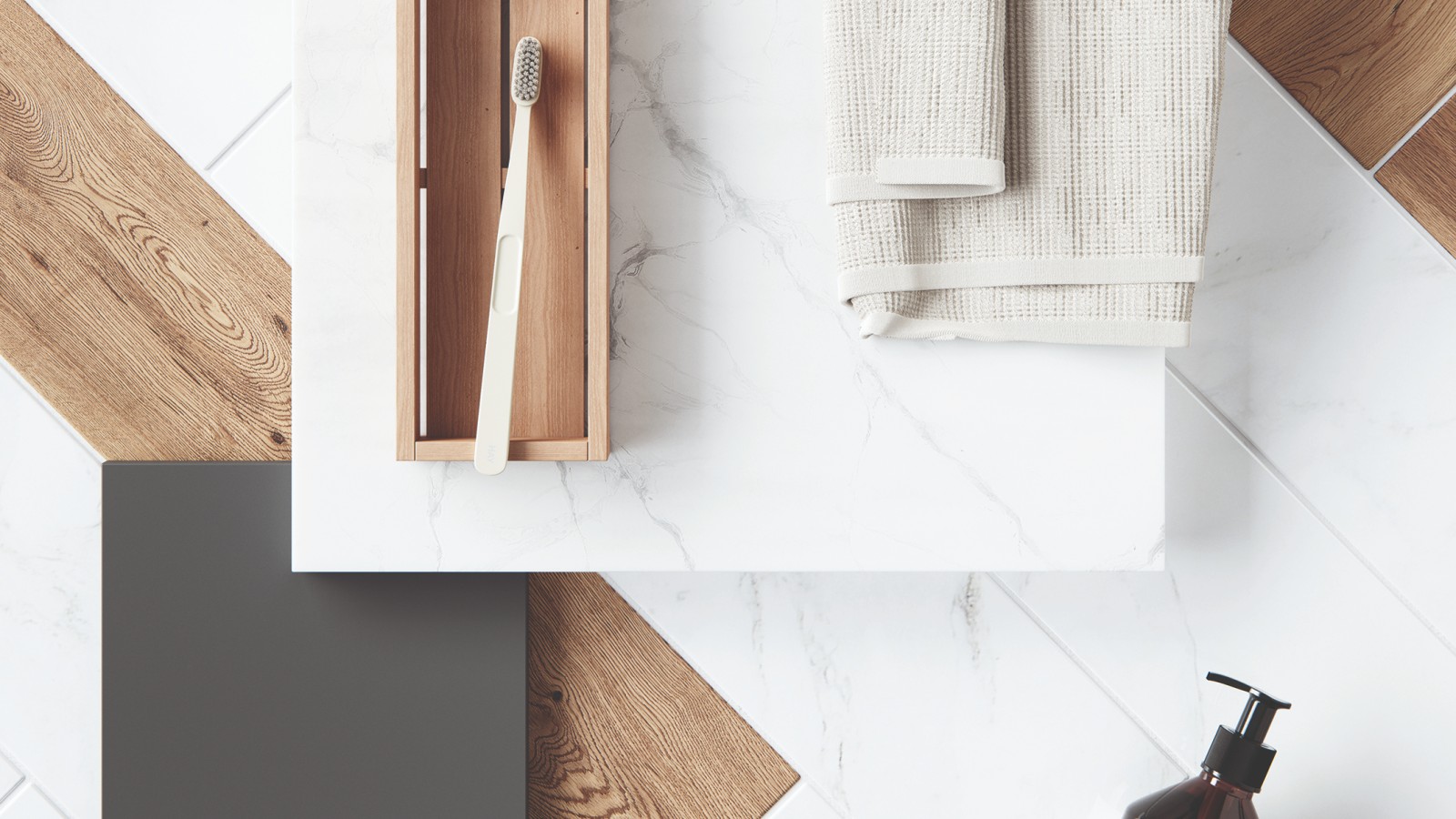 Mediena vonios kambaryje Mediena vonios kambaryje