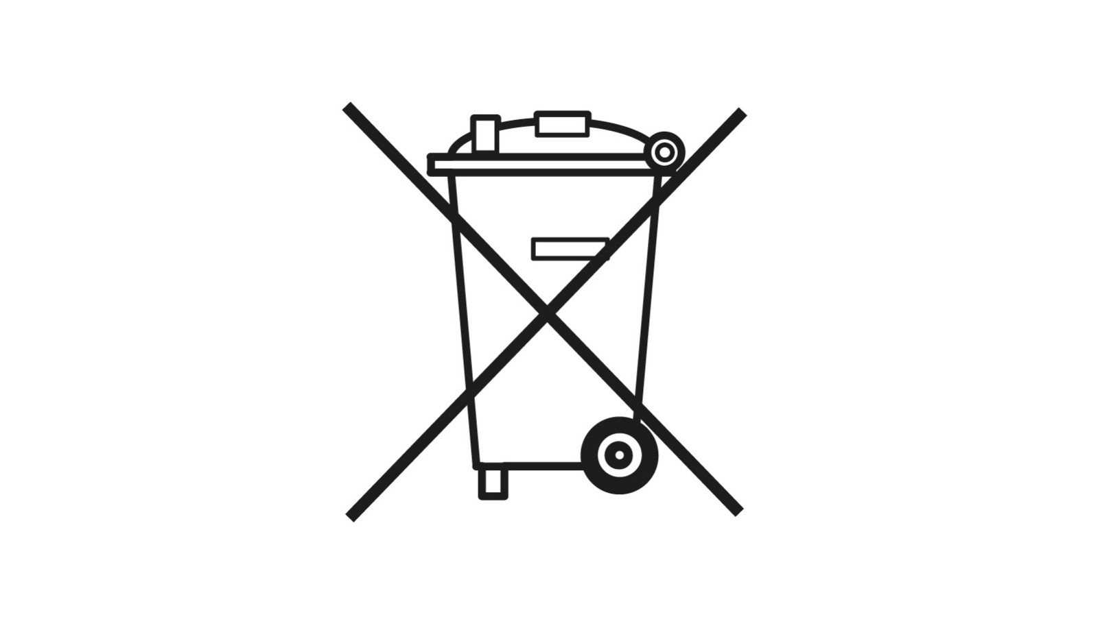 Symbol "Disposal of used batteries" Symbol "Disposal of used batteries"