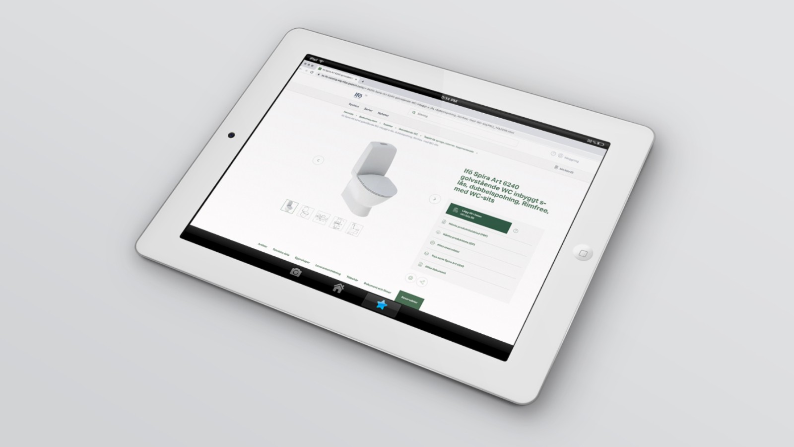 „Ifö“ produkto puslapis „Ifö“ produkto puslapis