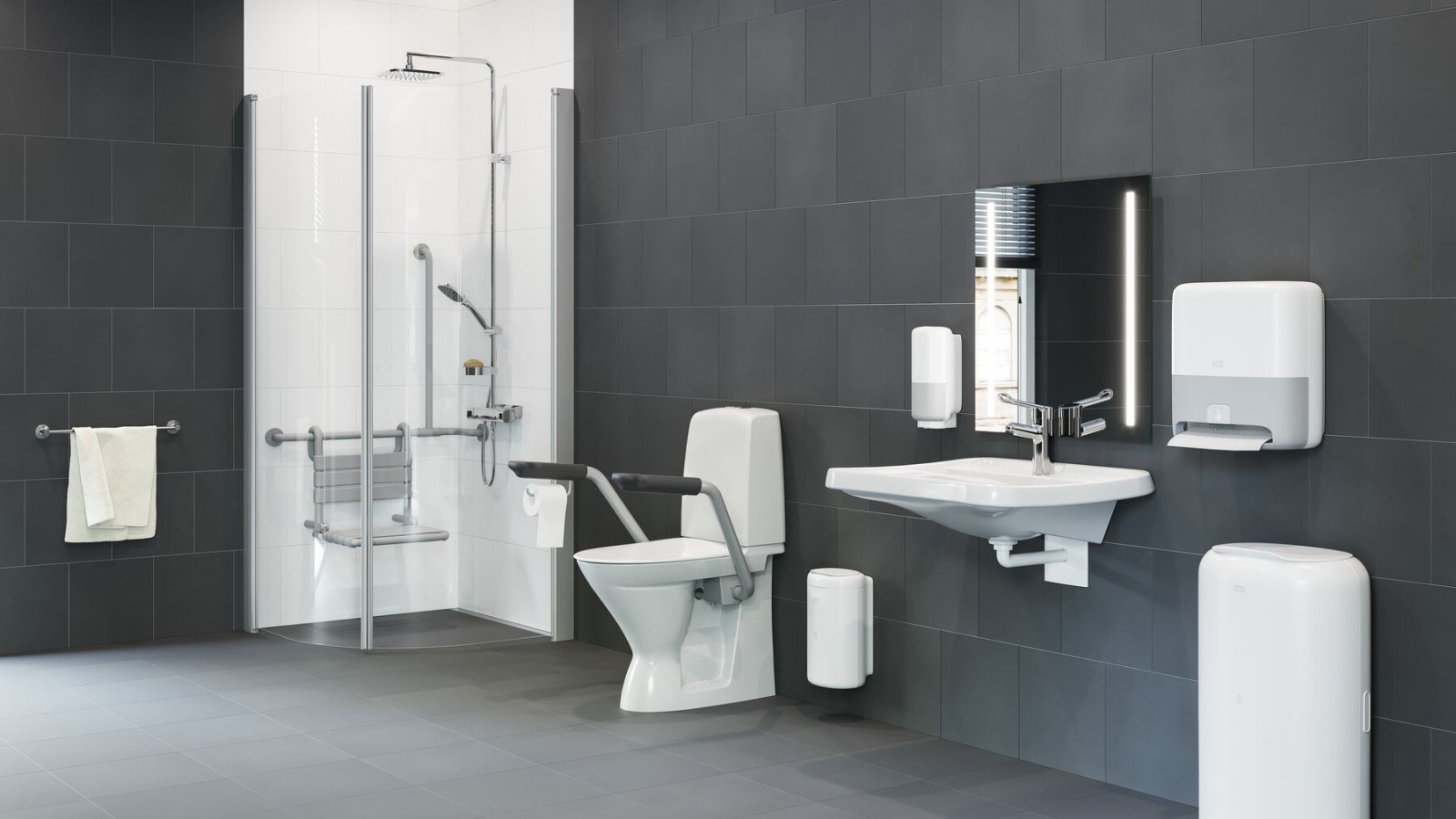 „Ifö Care“ vonios kambarys „Ifö Care“ vonios kambarys