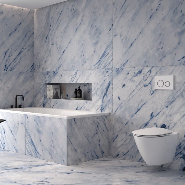 „Ifö Caribia“ vonia ir „Spira Art“ WC puodas „Ifö Caribia“ vonia ir „Spira Art“ WC puodas