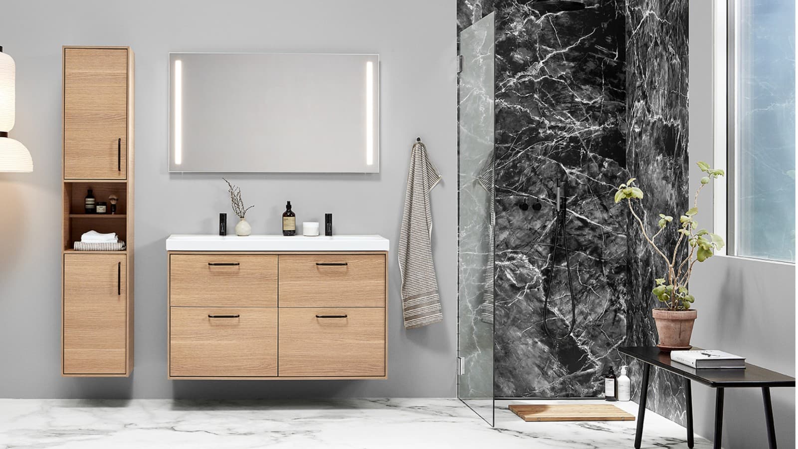 „Ifö Sense Art“ vonios kambario baldai „Ifö Sense Art“ vonios kambario baldai