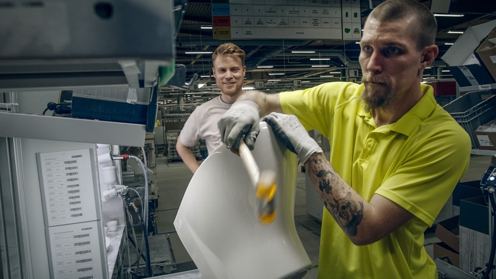 Quality control of our toilets Quality control of our toilets